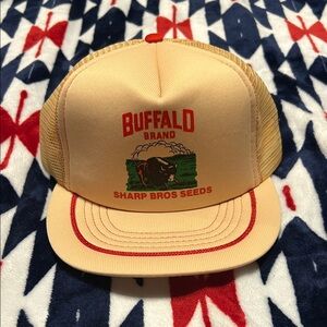 Buffalo Brand Tan Trucker Hat